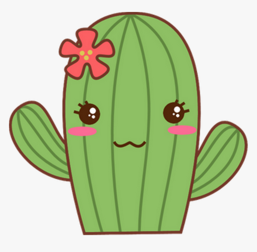 Png Remixit Freetoedit Interesting Cactus Flower Face - Cactus With A Face Clipart, Transparent Png, Free Download