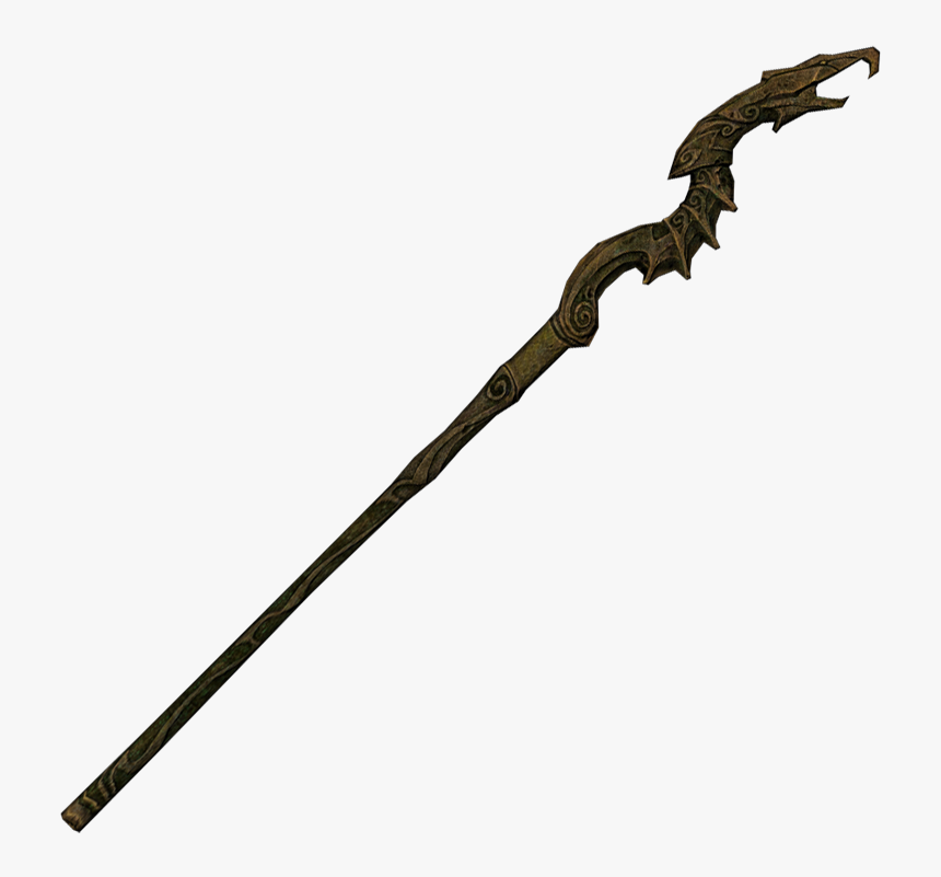 Staff Of Incineration, One Of The Best Staves In Skyrim - Skyrim Destruction Staff, HD Png Download, Free Download