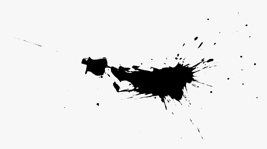 Black Paint Splatter Png - Smash Bros Paint Splatter Background, Transparent Png, Free Download