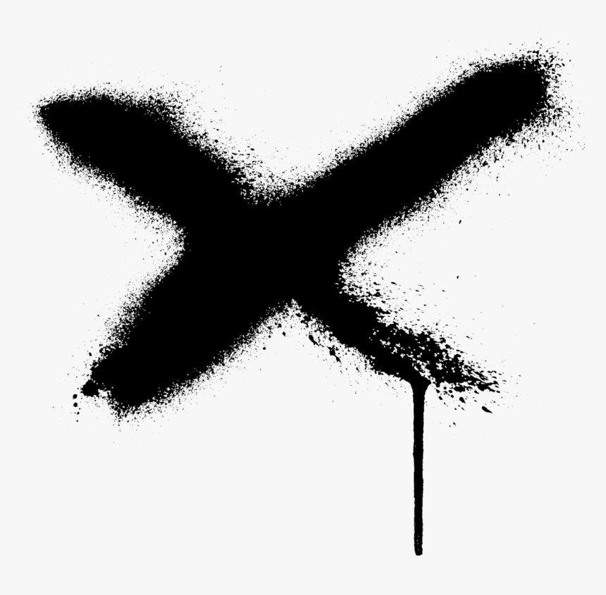 X Spray Png, Transparent Png, Free Download