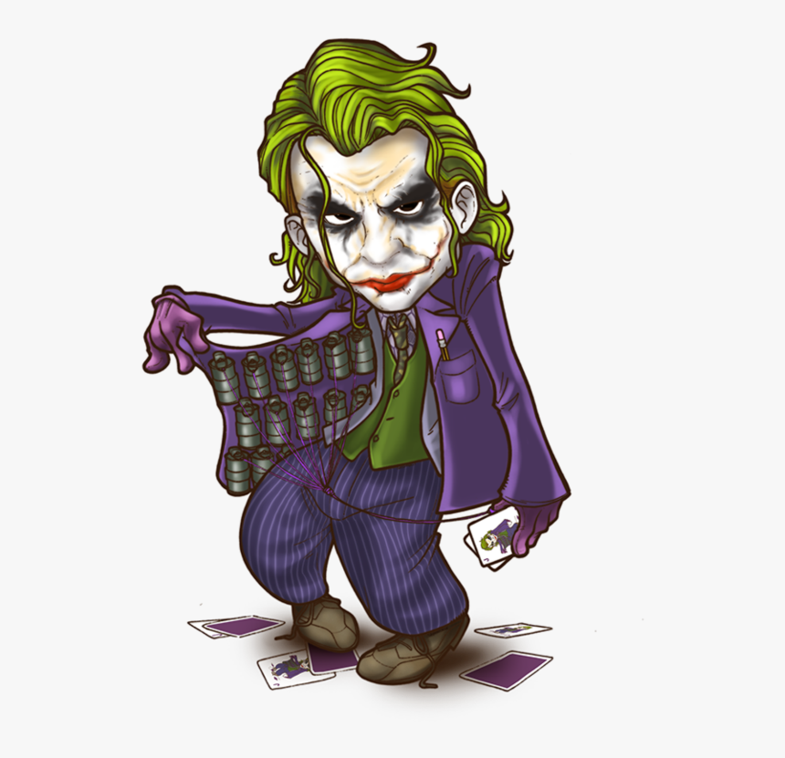 Transparent Batman Cartoon Png - Joker Chibi, Png Download, Free Download