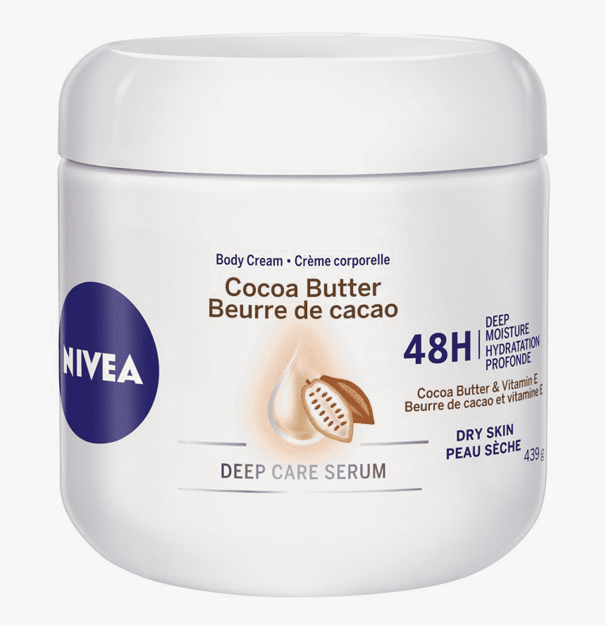 Nivea Cocoa Butter Body Cream Deep Moisture Serum, HD Png Download, Free Download