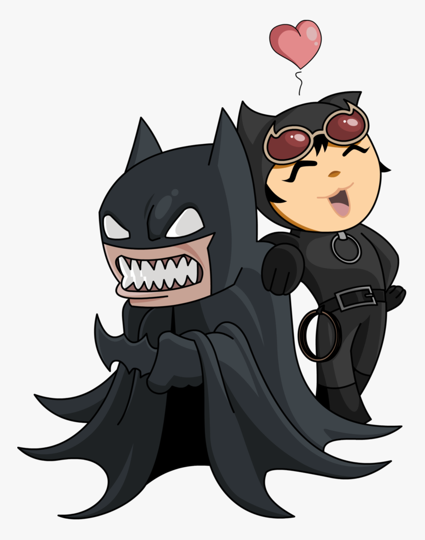 Batman Clipart Svg - Catwoman And Batman Anime, HD Png Download, Free Download