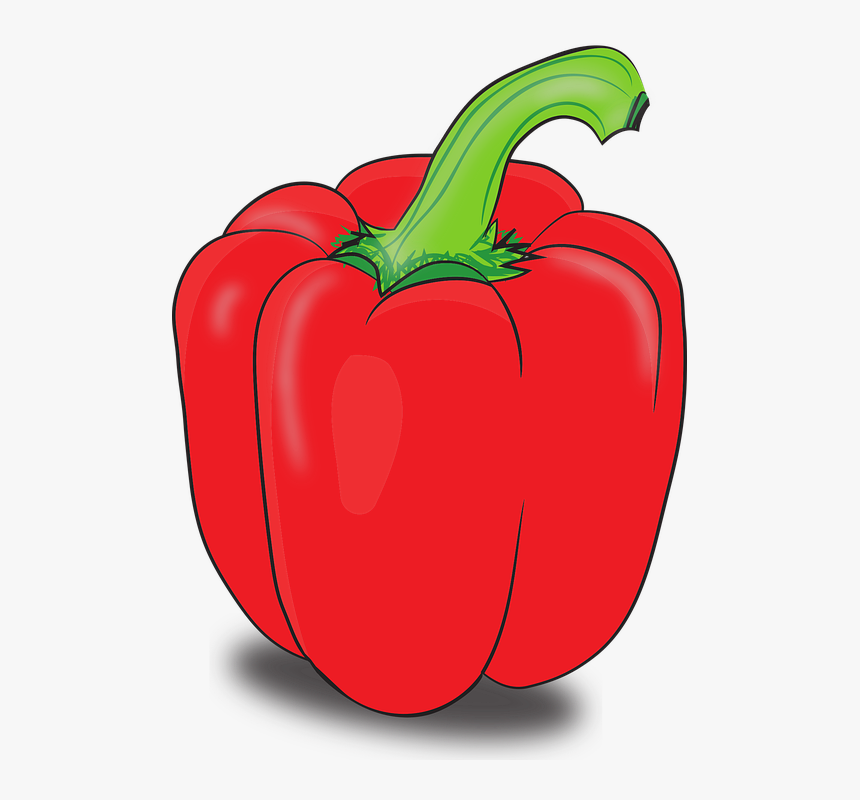 Paprika, Red Pepper, A Vegetable, Vegetables, Cooking - Red Bell Pepper, HD Png Download, Free Download