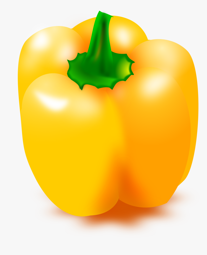 Yellow Bell Pepper Clipart, HD Png Download, Free Download