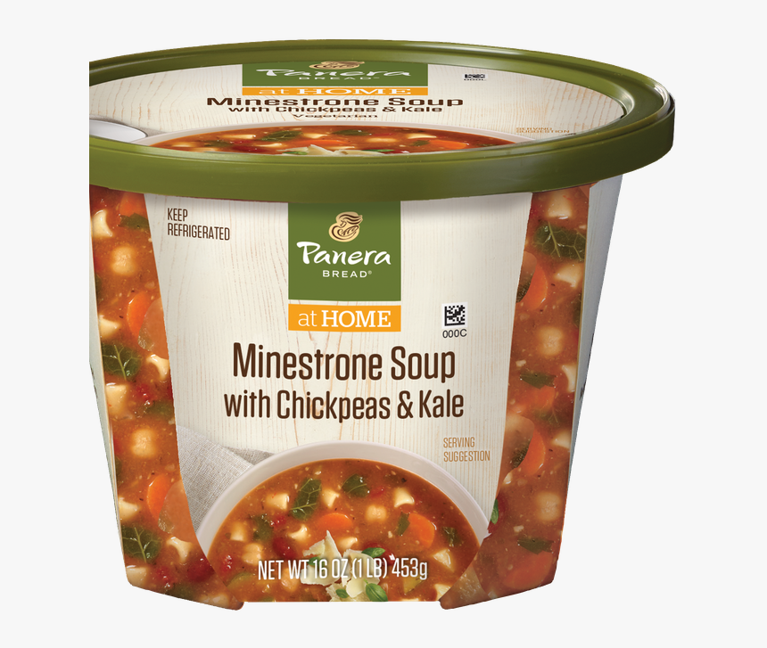 Panera Bread Minestrone Soup With Chickpeas & Kale - Panera Bread, HD Png Download, Free Download