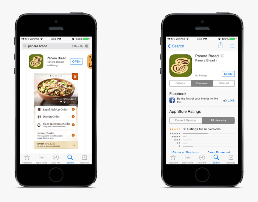 Panera Bread Mobile Application - Custom Picker Xamarin Forms, HD Png Download, Free Download