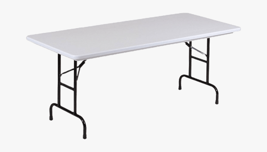 White 6 Inch Party Table - Rectangle Plastic Table, HD Png Download, Free Download