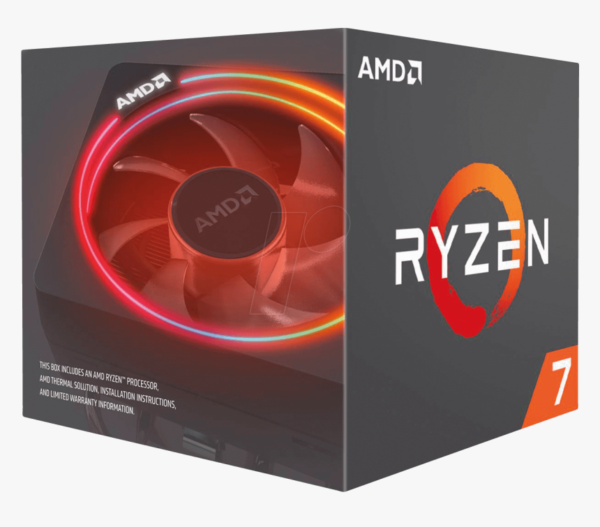 Amd Ryzen 7 2700x, 8x - Amd Ryzen 7 2700x Png, Transparent Png, Free Download