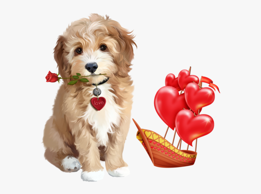 Transparent Labradoodle Clipart - Watercolor Painting Of Puppies, HD Png Download, Free Download