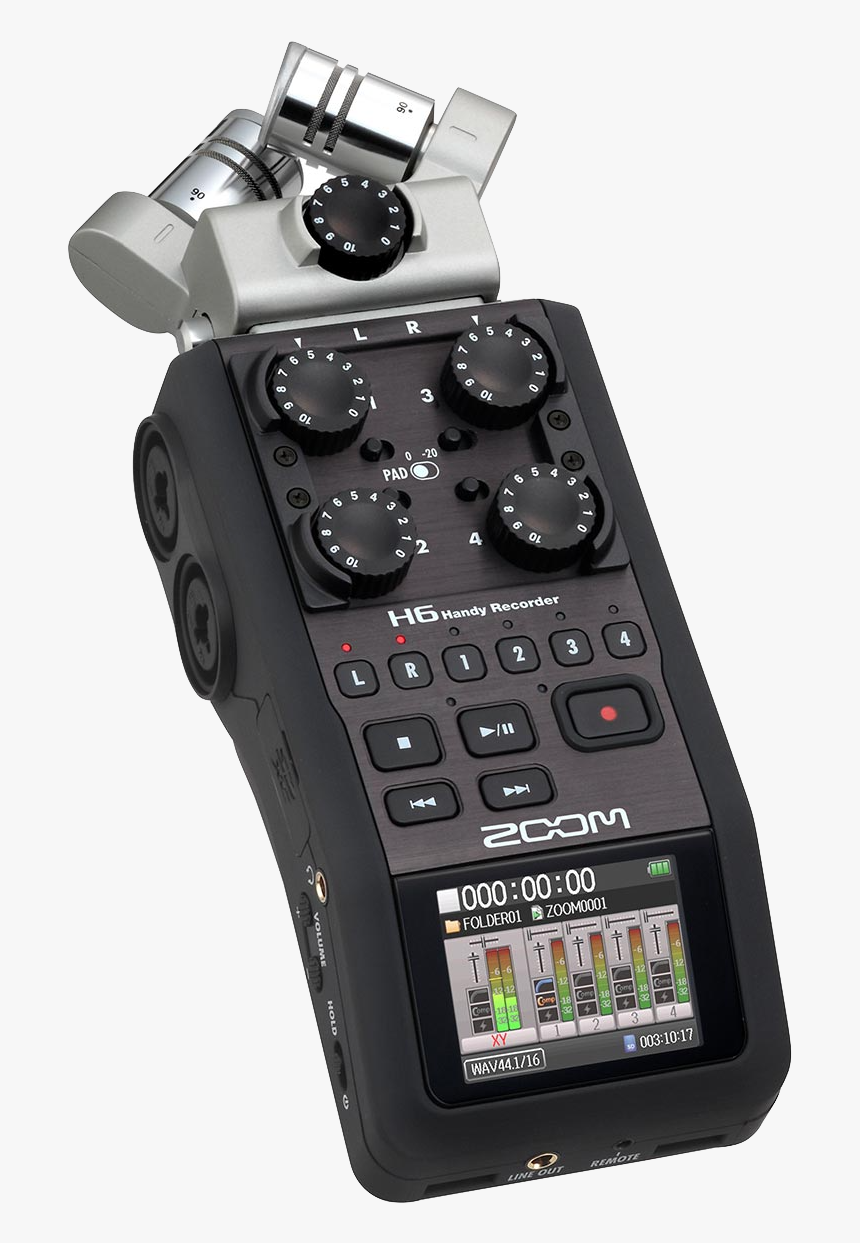 Zoom H6 Field Recorder, HD Png Download, Free Download