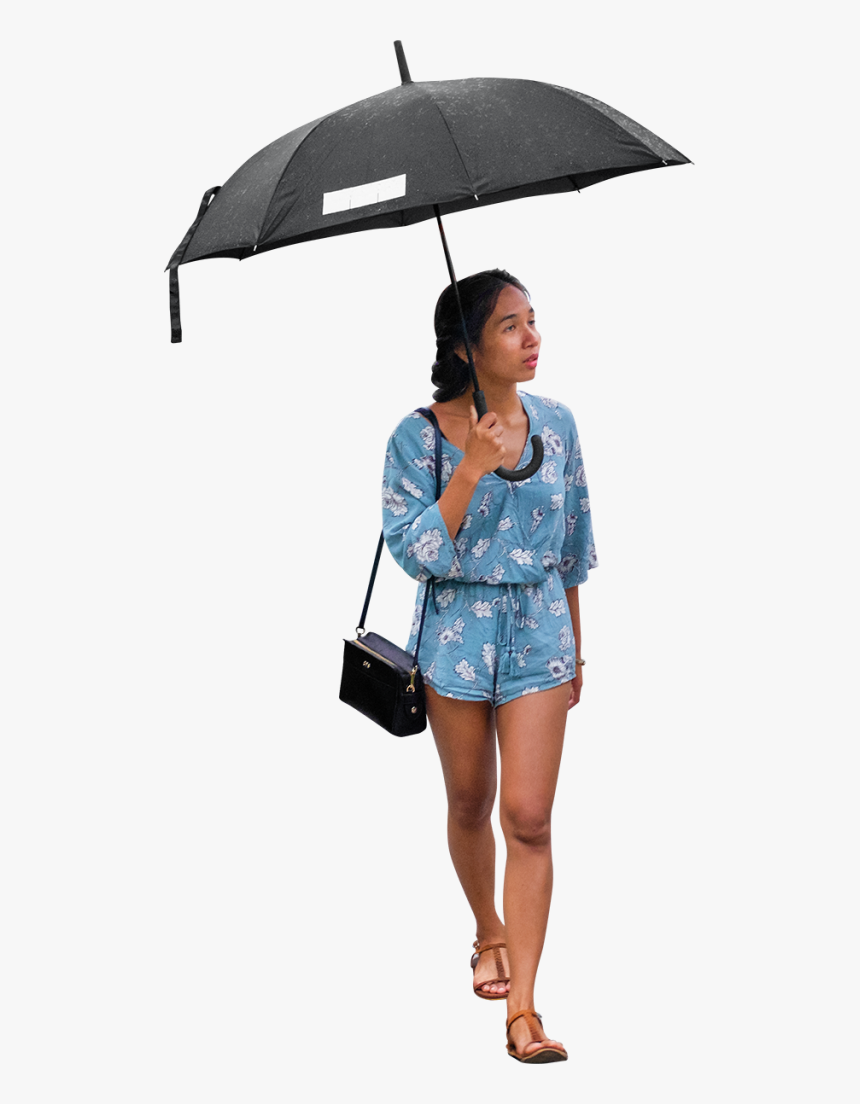 Walking In Rain Png, Transparent Png, Free Download