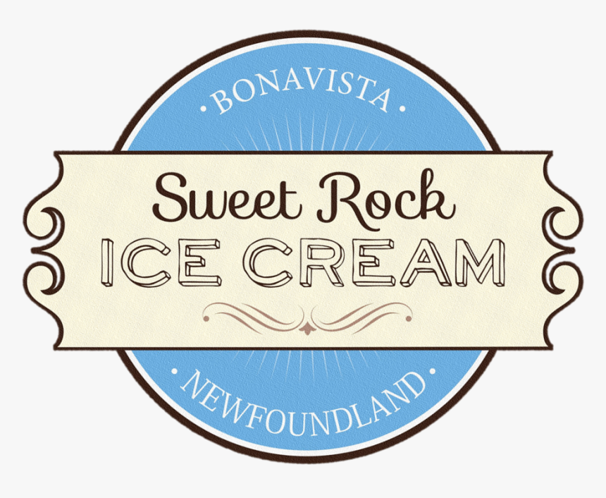 Sweet Rock Ice Cream Logo With Text "sweet Rock Ice - Sign, HD Png Download, Free Download