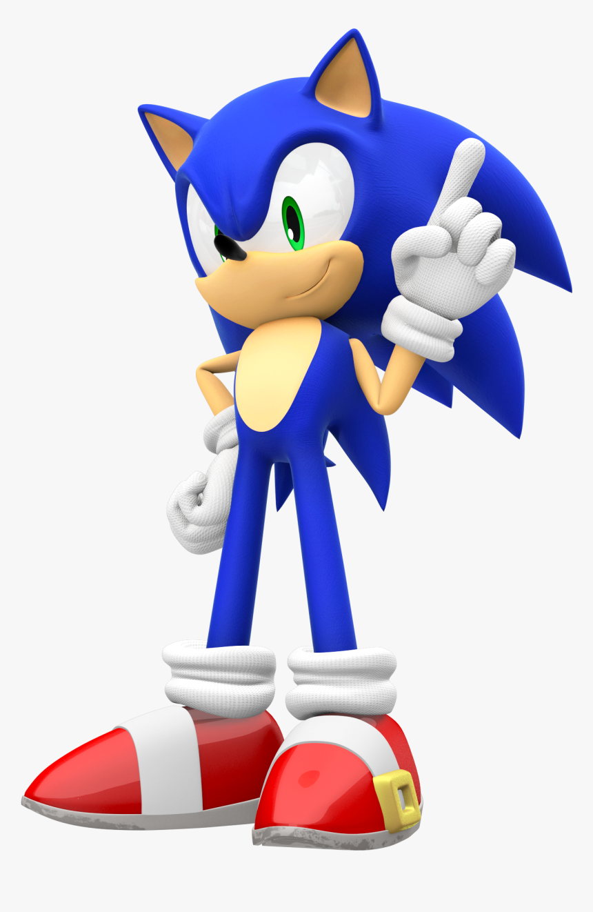 Sonic The Hedgehog Sonic Forces Sonic 3d Doctor Eggman - Sonic The Hedgehog Finger Wag, HD Png Download, Free Download