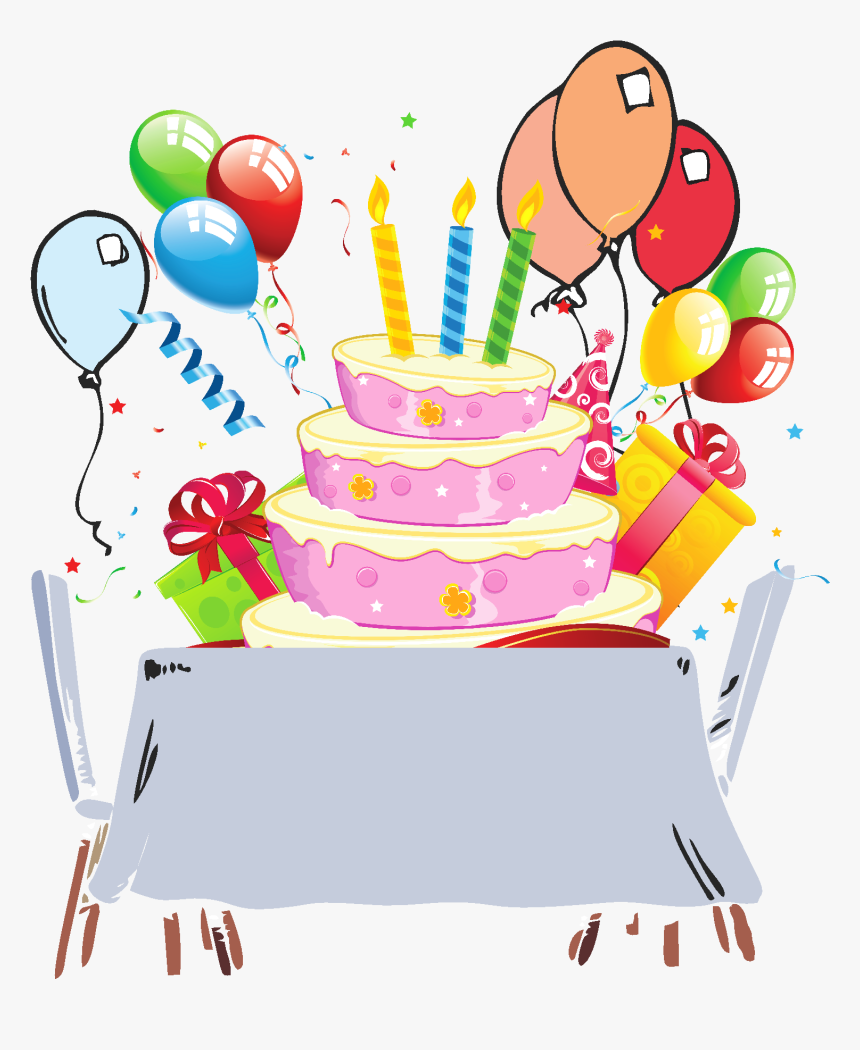 Birthday Cake Clear Background, HD Png Download, Free Download