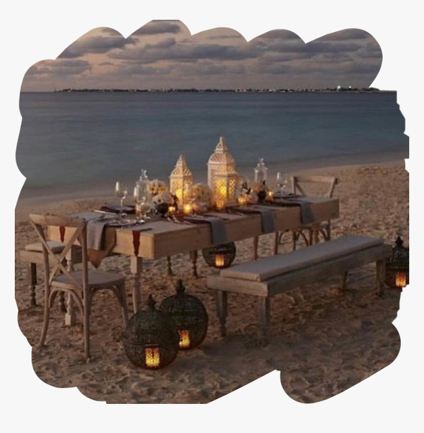 #beach #dinner #tea #supper #night #table #food #party - Grand Cayman Marriott Beach Resort, HD Png Download, Free Download