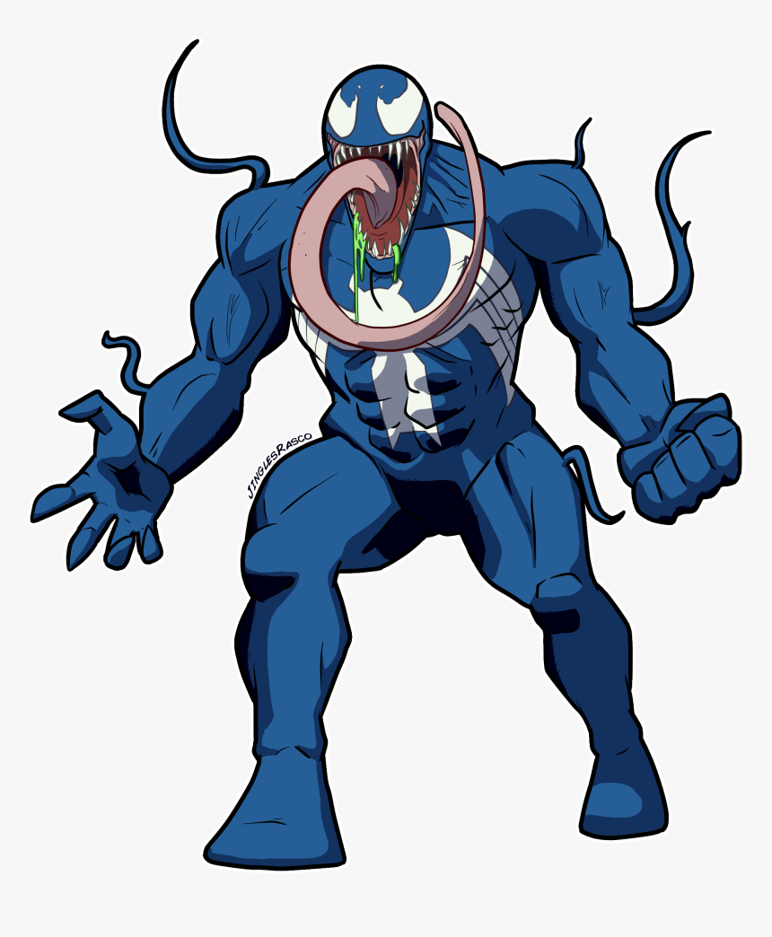 Full Body Venom Drawing, HD Png Download, Free Download