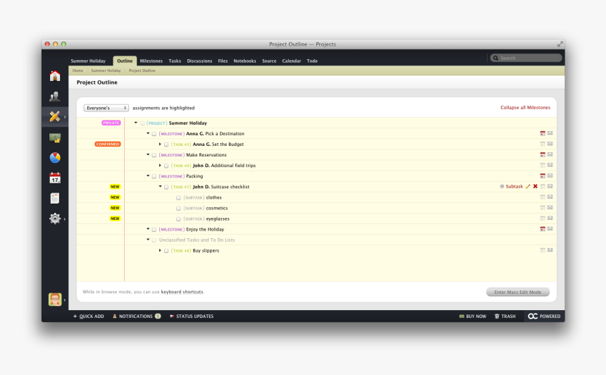 Use The Outline When Starting New Projects To Quickly - Active Collab Timeline, HD Png Download, Free Download