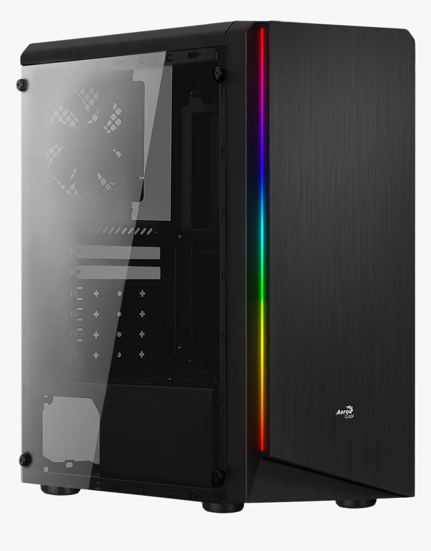 Hst Rift Ryzen 5 2400g Quad Core Gtx/rtx Customisable - Aerocool Rift Rgb Mid Tower Case, HD Png Download, Free Download