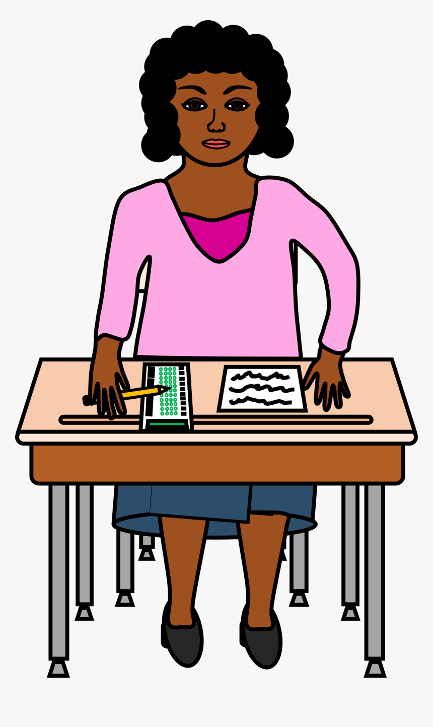 Testing Clipart Taking A Standardized Test In Purple - Test Taking Png, Transparent Png, Free Download