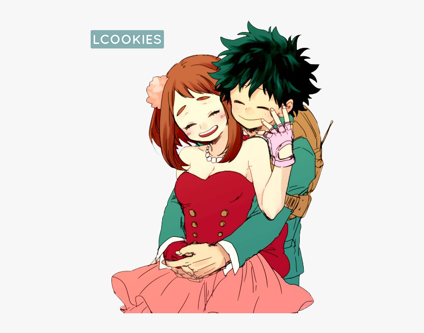 Bnha Deku X Ochako, HD Png Download, Free Download