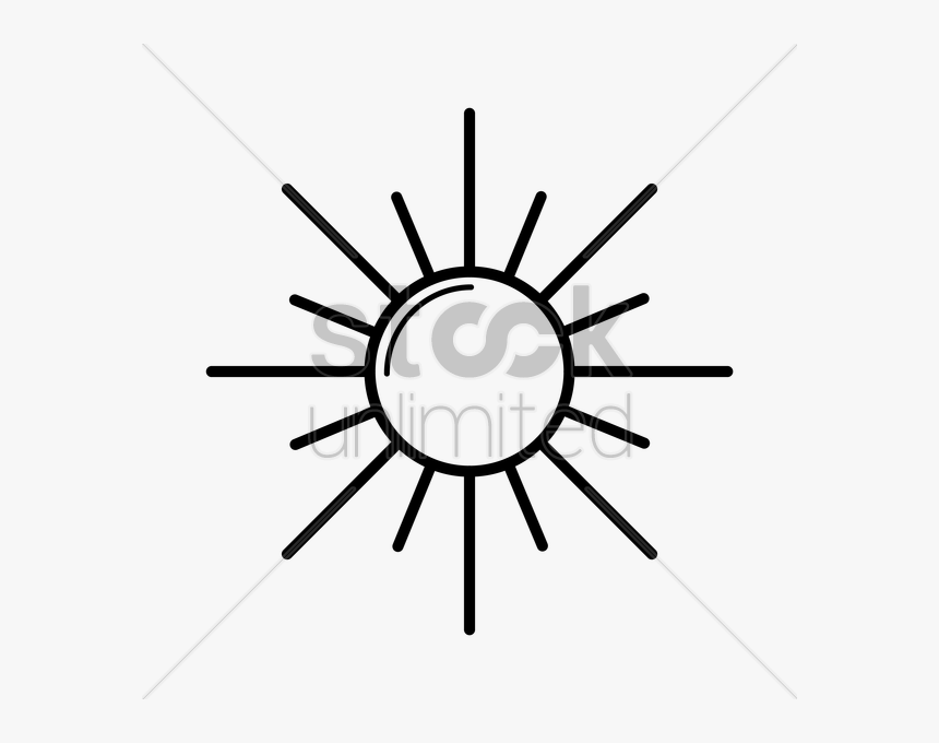 Free Download Sun Outline Icon Clipart Computer Icons - Small Sun Clipart Black And White, HD Png Download, Free Download