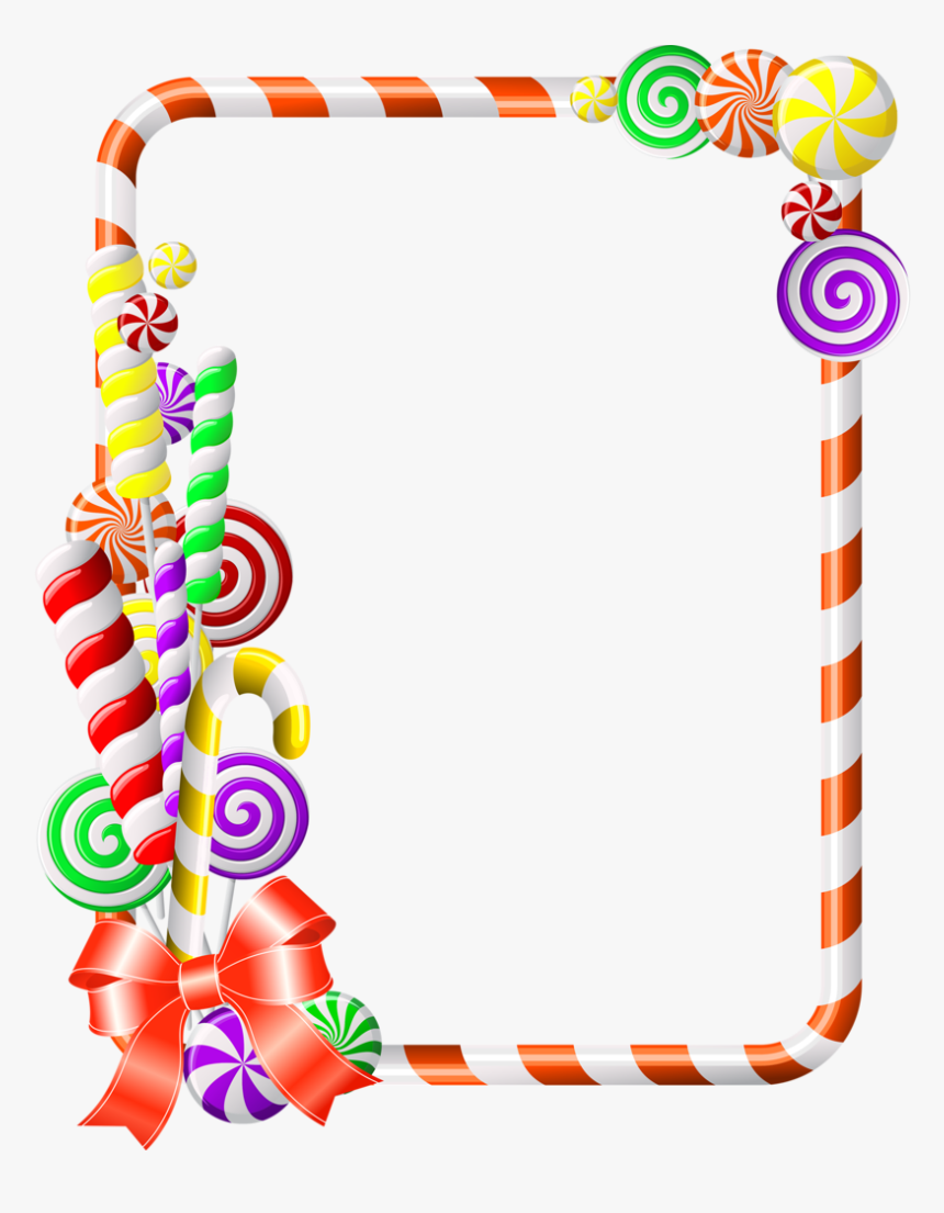 christmas candy border clipart