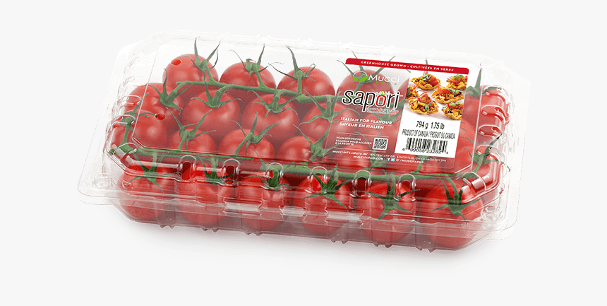 75lb Clam New - Clamshell Of Cocktail Tomatoes, HD Png Download, Free Download