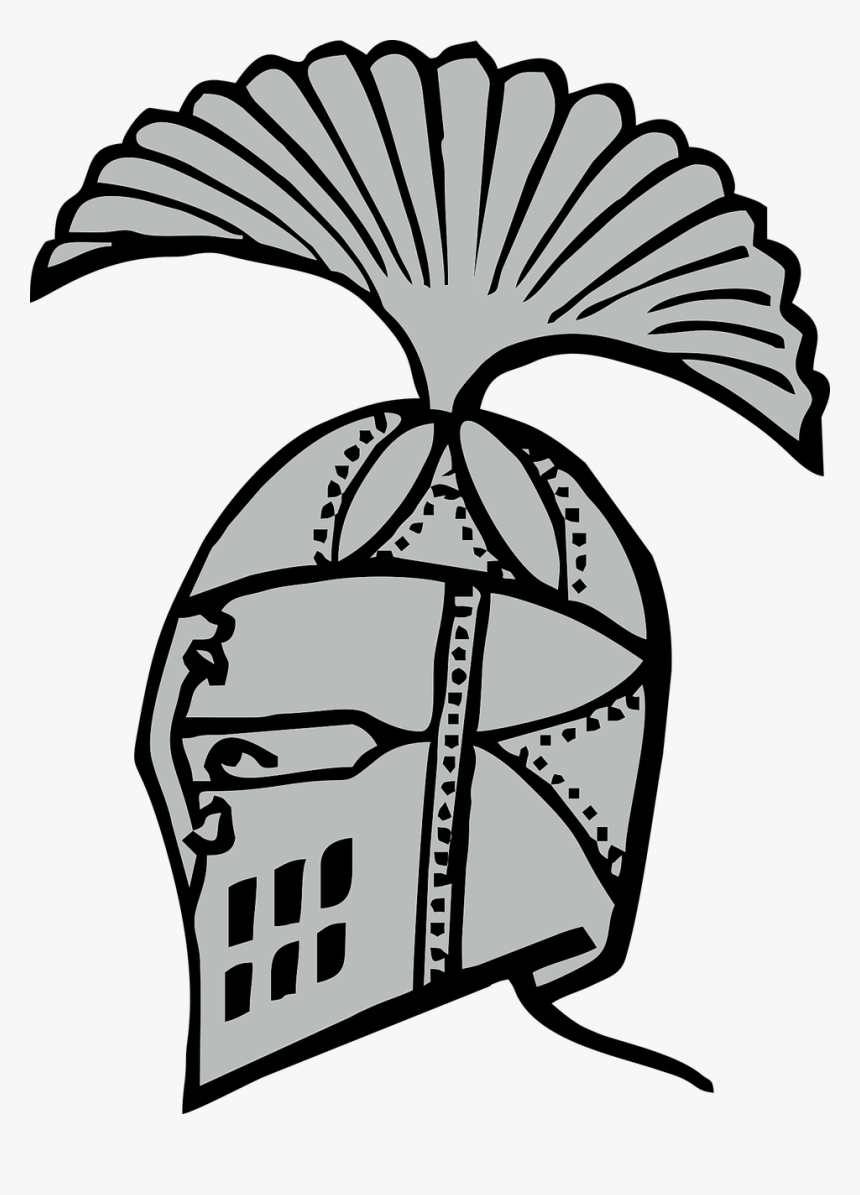 Helmet, Medieval, Military, Knight, Warrior, Honor - Capacete De Cavaleiro Png, Transparent Png, Free Download