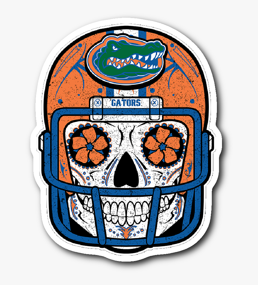 Custom Gators Sugar Skull Stickers"
 Class= - New York Giants Ny Logo Cartoon, HD Png Download, Free Download