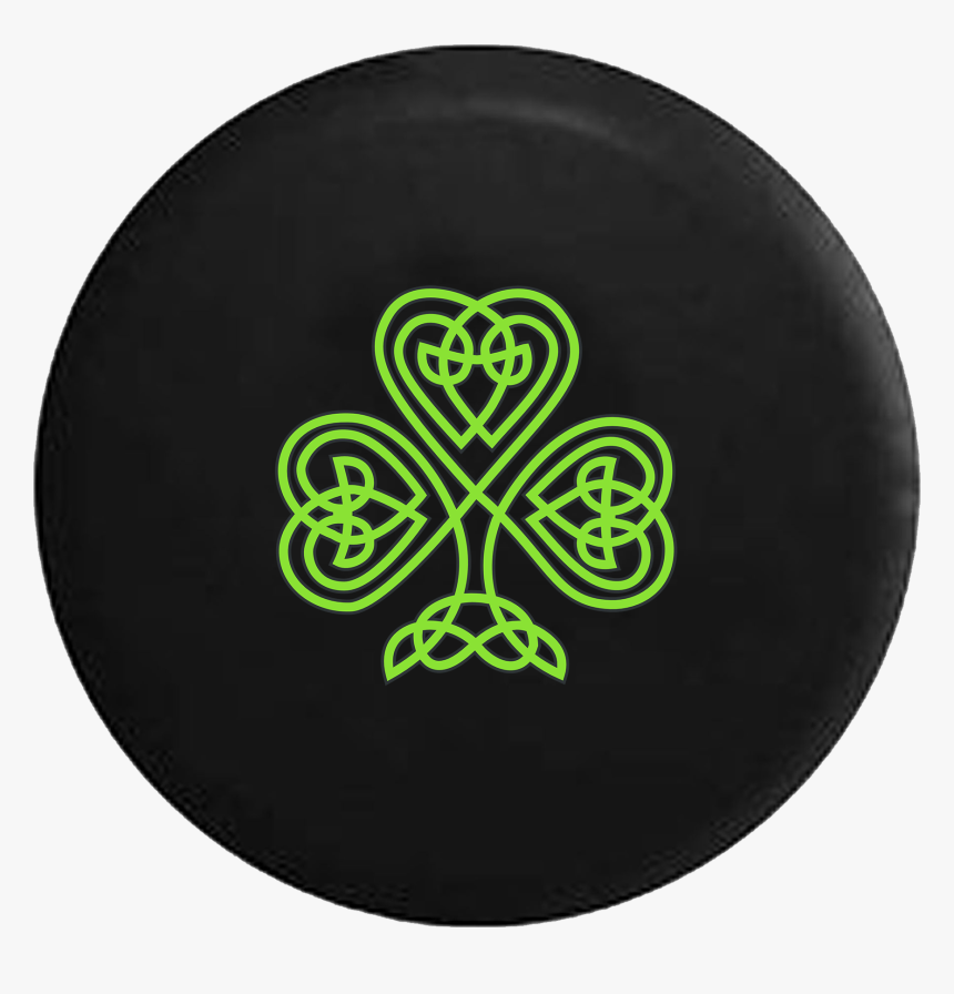 Green Celtic Knot Shamrock Irish Heritage - Shamrock, HD Png Download, Free Download