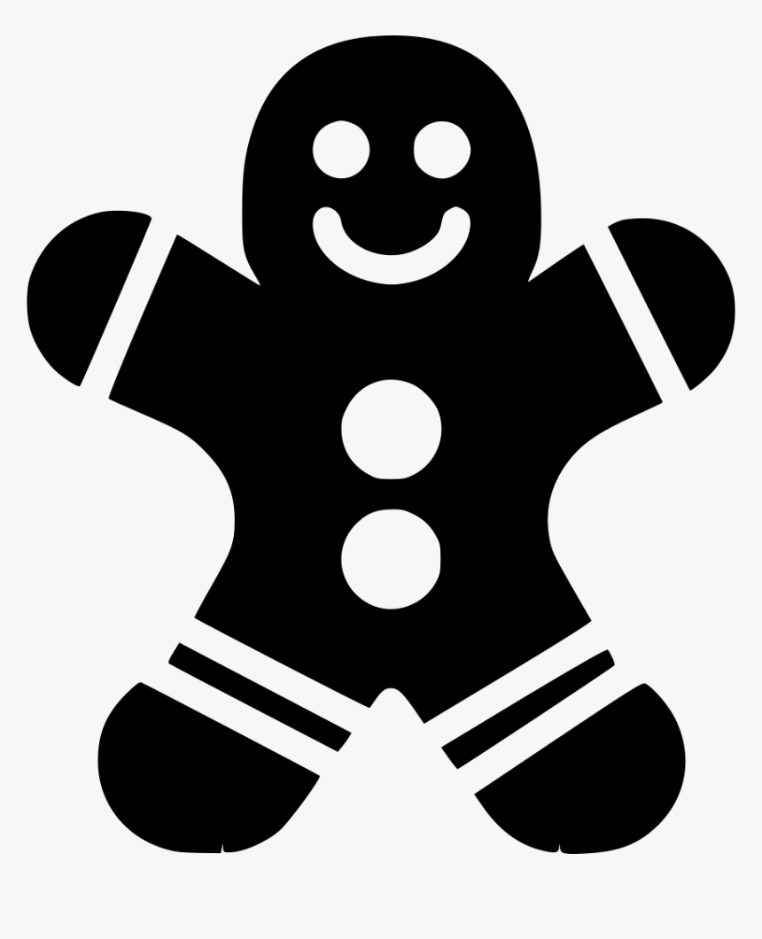 Gingerbread Cookie - Ginger Bread Man Svg, HD Png Download, Free Download