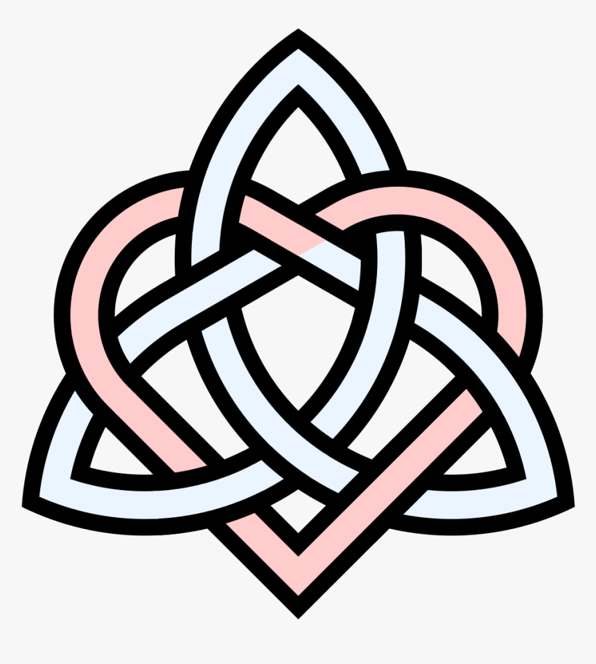 Lightning Svg Celtic - Celtic Knot With Heart, HD Png Download, Free Download