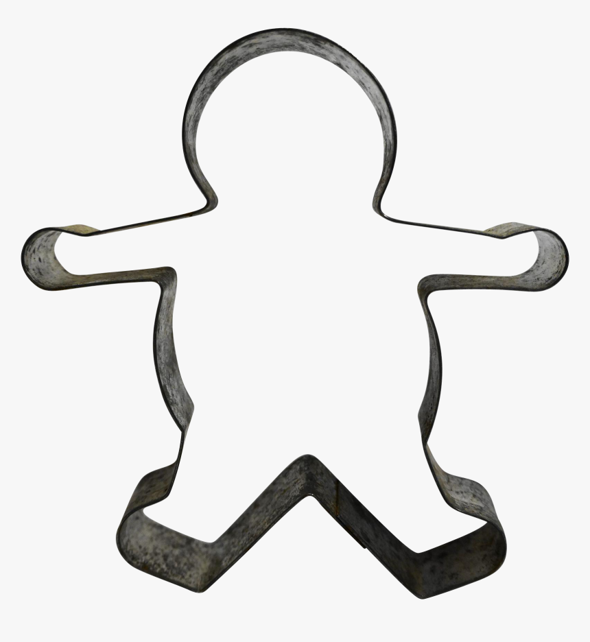 Gingerbread Clipart Cookie Cutter - Cookie Cutters Clipart Black And White, HD Png Download, Free Download