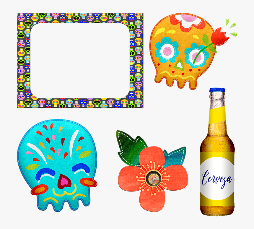 Day Of The Dead, Sugar Skulls, Dia De Los Muertos, HD Png Download, Free Download