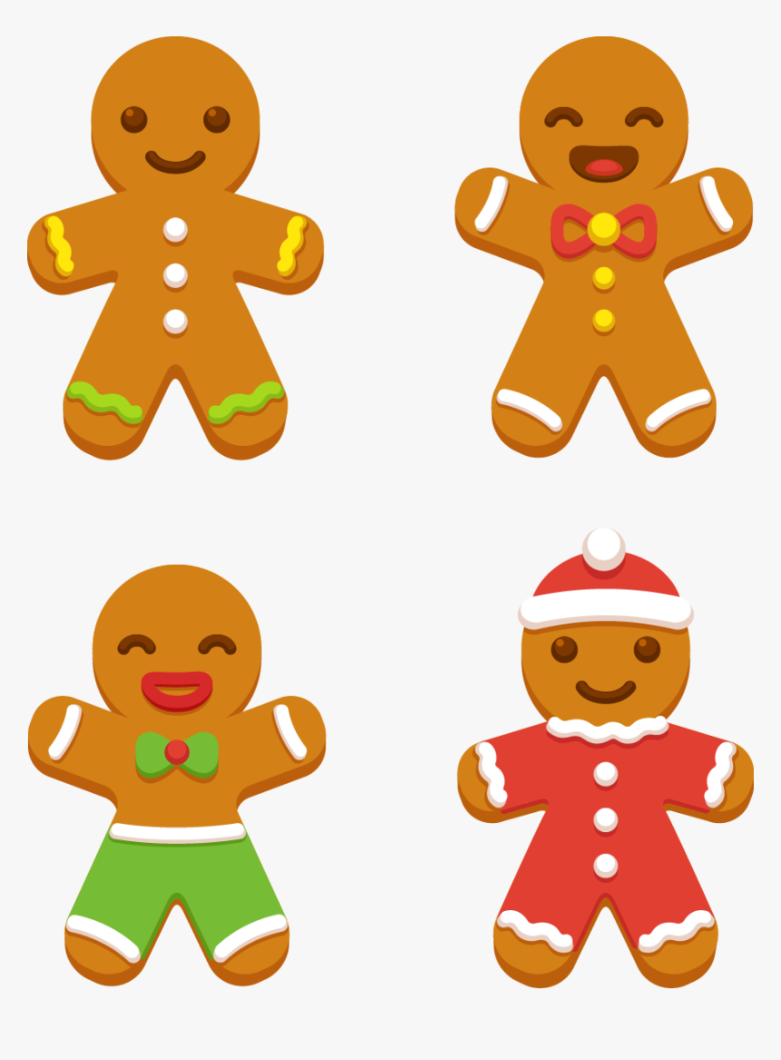 Drawing Cute Gingerbread Man - Cute Gingerbread Man's, HD Png Download, Free Download