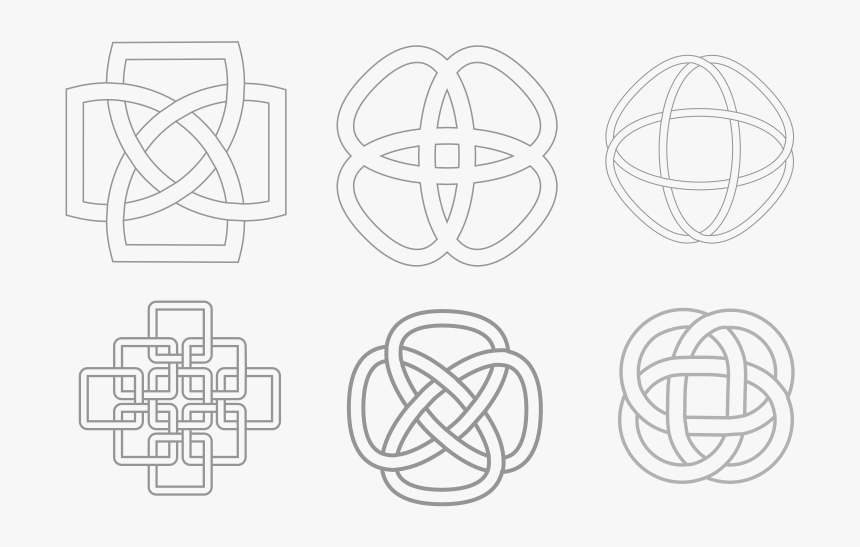 Drawing Knots Basic - Simple Celtic Circle Knot, HD Png Download, Free Download