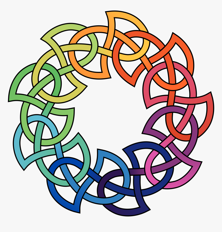 Rainbow Celtic Knot, HD Png Download, Free Download