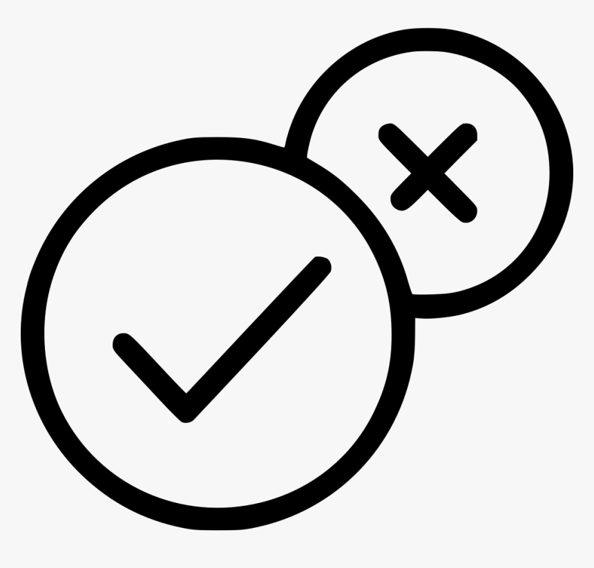 Check Ok Yes No - Yes Or No Icon Png, Transparent Png, Free Download