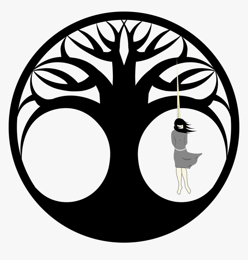 Transparent Death Symbol Png - Tree Of Life Silhouette Png, Png Download, Free Download