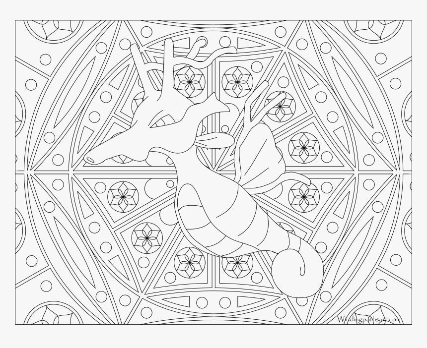 Adult Coloring Pages Pokemon, HD Png Download, Free Download