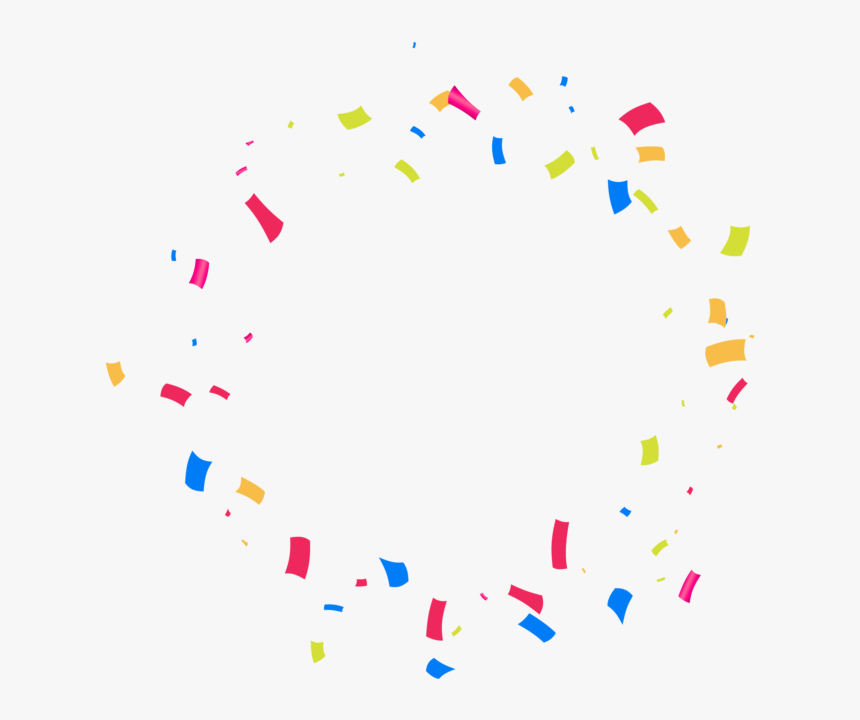 Confetti Png Background Free Download Searchpng - Happy Birthday Brother Simple, Transparent Png, Free Download