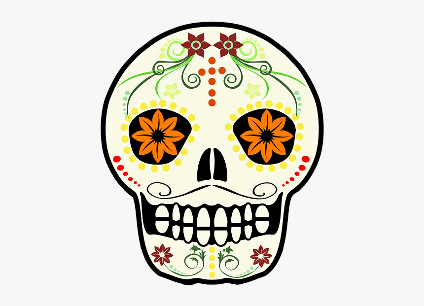 Skull, Death, Mexico, Bones, Popular Festivals, Catrina - Calavera Mexico Png, Transparent Png, Free Download