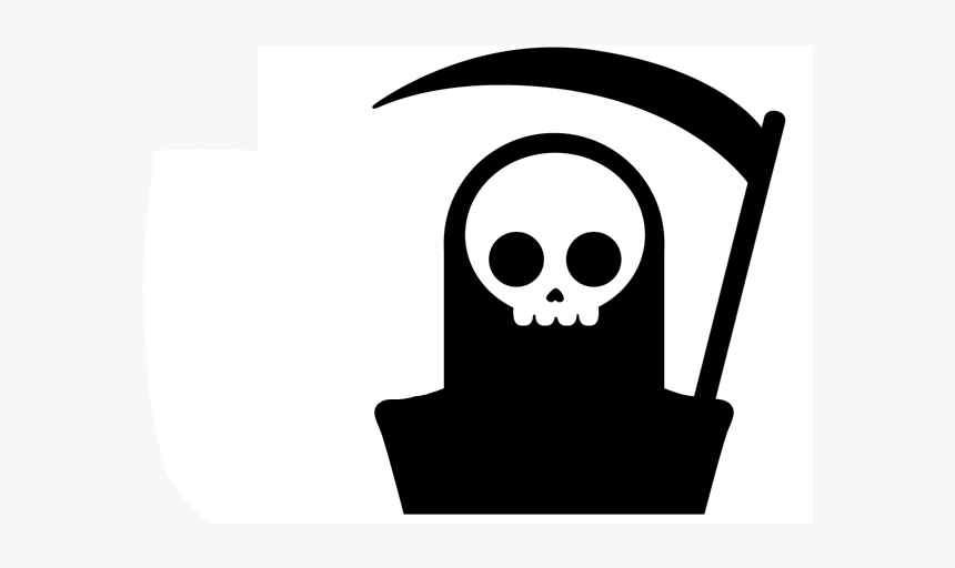 Death Grim Reaper Skull Illustration Hd Png Download Kindpng