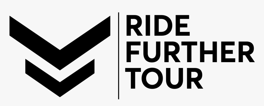 Cropped-ridefurthertour Logo New1 - Black-and-white, HD Png Download, Free Download