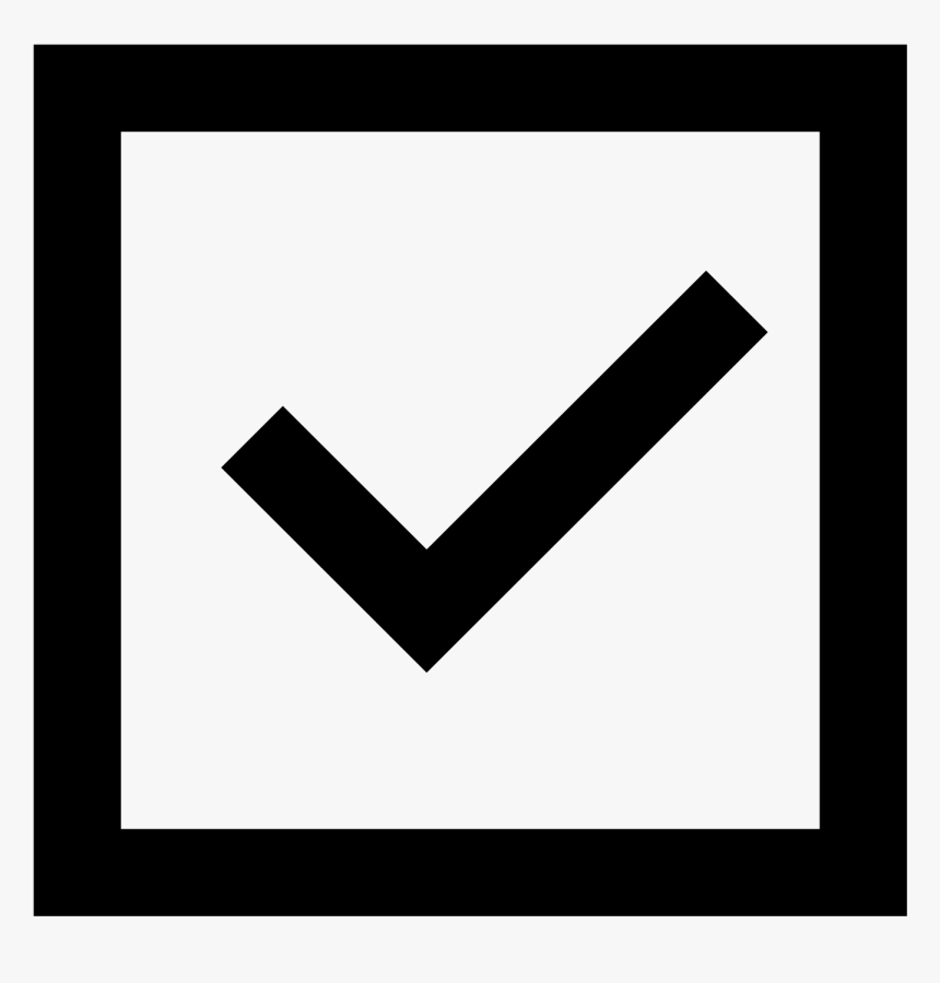 Yes You Read This Correctly, A Checkbox - Tick Symbol In A Box, HD Png Download, Free Download