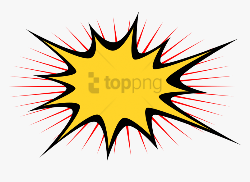 Comic Background Png - Explosion Comic Png, Transparent Png, Free Download