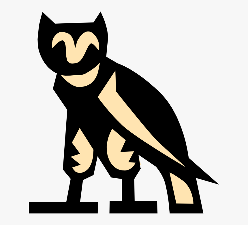 Vector Illustration Of Ancient Egyptian Owl Bird Symbol - Egyptian Symbols Transparent, HD Png Download, Free Download