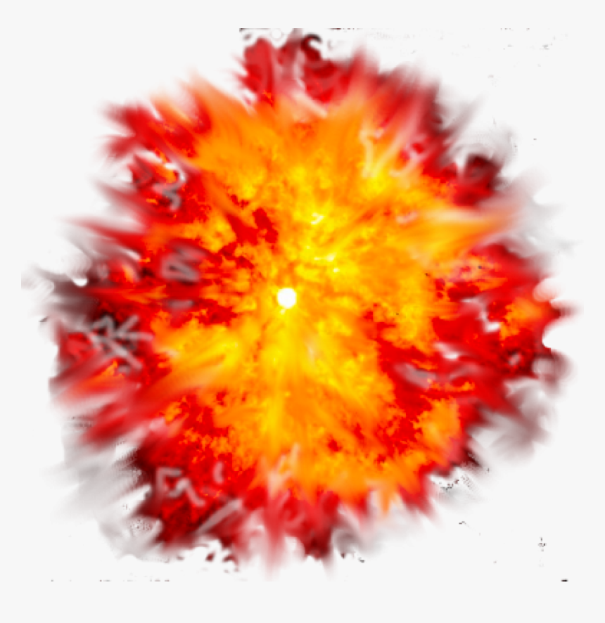 Red Explosion Png - Transparent Background Explosion Png, Png Download, Free Download