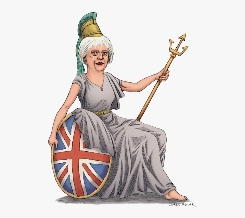 May Day - Theresa May Rule Britannia, HD Png Download, Free Download